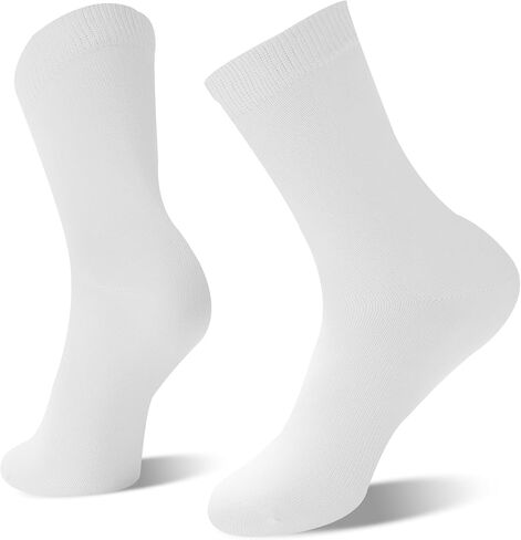 BAMBOO COOL Women's Dress Socks Bamboo Viscose Thin Breathable Crew Socks for Women, Casual Lightweight Comfort 8 Pack in Saudi Arabia