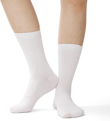 BAMBOO COOL Women's Dress Socks Bamboo Viscose Thin Breathable Crew Socks for Women, Casual Lightweight Comfort 8 Pack in Saudi Arabia