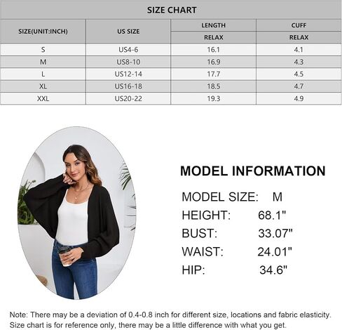 Women's Cardigan Summer 2024 Bolero Shrugs for Dresses Cropped Sweater Long Sleeve Lightweight Open Front Elegant Knit Top. in Saudi Arabia