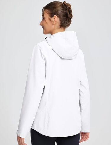 BALEAF Womens Rain Jacket Waterproof Lightweight Hooded Windbreaker Hiking Traveling Outdoor Raincoat in Saudi Arabia