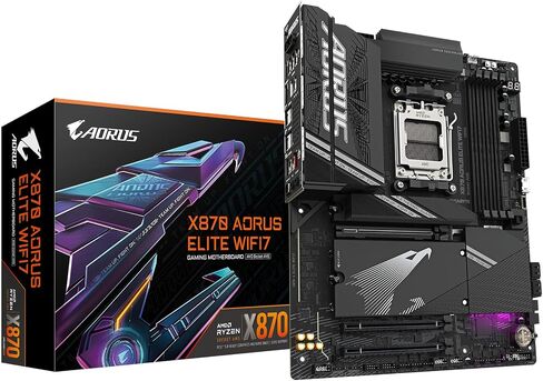 GIGABYTE X670 AORUS Elite AX (AM5/ LGA 1718/ AMD/ X670/ ATX/ 5 Year Warranty/ DDR5/ Quad M.2/ PCIe 5.0/ USB 3.2 Gen2X2 Type-C/AMD WiFi 6E/ 2.5GbE LAN/Q-Flash Plus/M.2 EZ-Latch/Gaming Motherboard) in Saudi Arabia