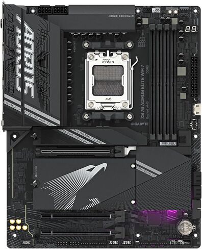 GIGABYTE X670 AORUS Elite AX (AM5/ LGA 1718/ AMD/ X670/ ATX/ 5 Year Warranty/ DDR5/ Quad M.2/ PCIe 5.0/ USB 3.2 Gen2X2 Type-C/AMD WiFi 6E/ 2.5GbE LAN/Q-Flash Plus/M.2 EZ-Latch/Gaming Motherboard) in Saudi Arabia