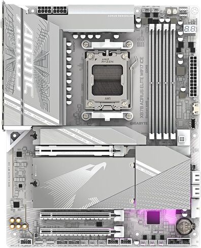 GIGABYTE X670 AORUS Elite AX (AM5/ LGA 1718/ AMD/ X670/ ATX/ 5 Year Warranty/ DDR5/ Quad M.2/ PCIe 5.0/ USB 3.2 Gen2X2 Type-C/AMD WiFi 6E/ 2.5GbE LAN/Q-Flash Plus/M.2 EZ-Latch/Gaming Motherboard) in Saudi Arabia