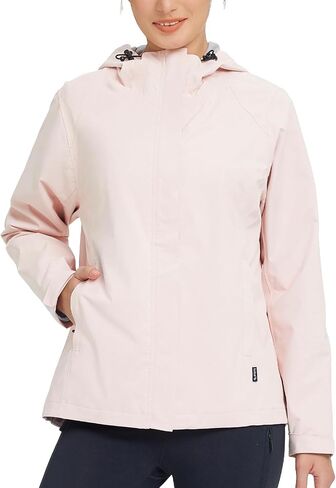 BALEAF Womens Rain Jacket Waterproof Lightweight Hooded Windbreaker Hiking Traveling Outdoor Raincoat in Saudi Arabia