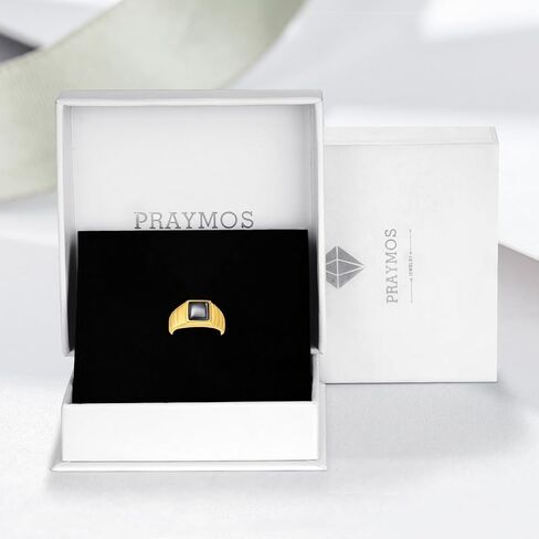 PRAYMOS 14k مطلية بالذهب كرواسون ملتوي/خاتم/نحلة مكتنزة قبة الإبهام الدائري التراص الفرقة للنساء بيان خاتم الزفاف حجم 7 إلى 9 in Kuwait
