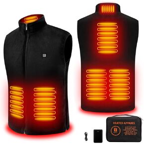 Heated Vest for Men Women with Battery Pack Included, Lightweight Warming Heated Vest Rechargeable Smart Heating Vest