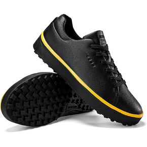 Men Golf Shoe Spikeless Golf Shoe for Men New Upgrade Waterproof Golf Shoe for Mens, Womens