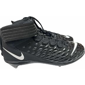 Nike Men's Force Savage Pro-2-D Detachable Football Cleats Shoes Black/White #BV3981-001 - Size Men's 16