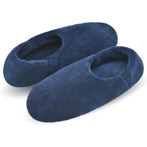 Keyela Unisex-adults Slipper Socks with Grippers Fuzzy House Slippers for Men's and Women's Indoor Winter Warm Fleece Lined Sock Slippers