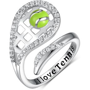 Volleyball Ring for Women 925 Sterling Silver Adjustable Volleyball Rings Volleyball Player Sport Jewelry Gifts for Women Volleyball Lover in Saudi Arabia