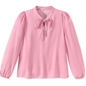 Little Girl Long Sleeve Casual Shirt for 6-12 Years