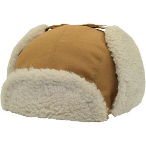 Fits Y'all Winter Cotton Aviator Trapper Hat: Embroidery, Earflaps, Faux Fur Lining, Adjustable, for Men, Women, All Genders