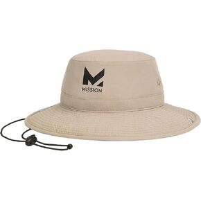MISSION Cooling Bucket Hat - Unisex Wide-Brim Hat for Men & Women - Lightweight, Foldable & Durable - Cools Up to 2 Hours