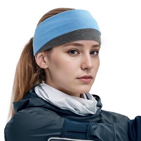 Sukeen Ear Warmer Headband for Women Winter Headband, Double-Layer Warm Winter Headband Ear Warmer, Running Ear Warmer for Women Ear Muff Headband for Cold Weather Outdoor Sports Cycling Beige Gray