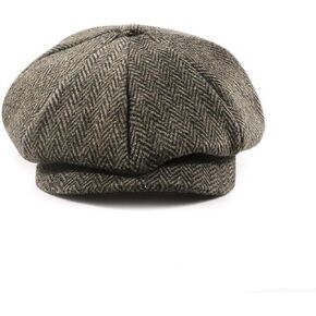 Flat Caps Newsboy Hats Woolen Tweed Irish Ivy Beret for Women Mens Unisex