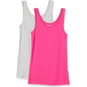 Amazon Essentials Women's Slim-Fit Tank, Pack of 2