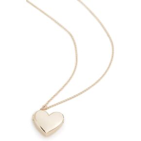 قلادة مدلاة على شكل قلب من الذهب عيار 14 قيراط للنساء in Kuwait