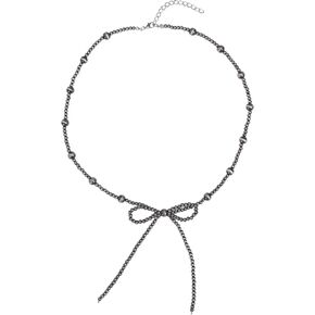 Bow Bowknot Pearl Cowboy Cowgirl Navajo Pearl Necklace For women Western Boho Beaded Necklaces