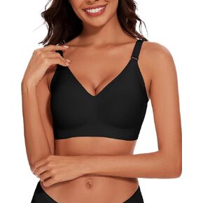 حمالات صدر لاسلكية بدون خياطة من WOWENY للنساء، تغطية كاملة مع دعم بدون أسلاك داخلية، حمالة صدر مريحة وناعمة in Kuwait