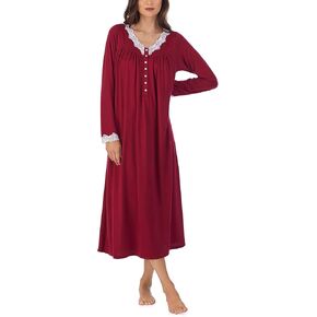 Eileen West Women's Sweater Knit Long Sleeve Ballet Gown