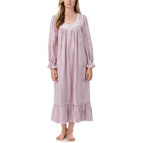 Eileen West Women's Cotton Rayon Flannel Long Sleeve Ballet Gown