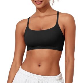 PrettyGuide Women's Wireless Racerback Bralette No Padded Seamless Wire Free Everyday Bra Full Coverage Bralettes