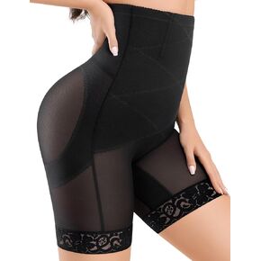 Shapewear Tummy Control Lace Shapewear Shorts High Waisted Butt Lifting Body Shaper Thigh Slimmer Panties Girdle Underwear