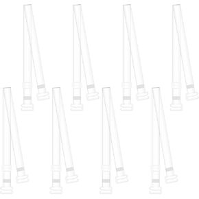 4 Pairs Clear Bra Straps for Women Invisible Bra Straps Adjustable Clear Straps for Bra, Non-Slip Invisible Shoulder Strap
