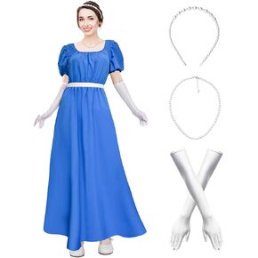 Women Regency Dress Satin Sash Waist, Renaissance Dress Victorian Dress Regency Ball Costumes Tea Dress Accessories