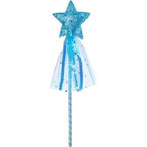 Girls Princess Star Wand,Glitter Angel Star Wand Stick for Birthday Halloween Christmas Party