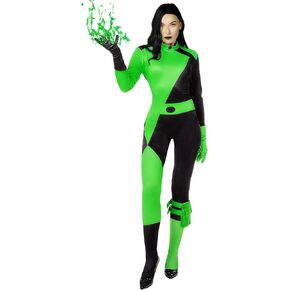 Miss Go Costume for Women Possible Cosplay Spandex Bodysuit Jumpsuit Gloves and Leg Bag Halloween Elastic Adult