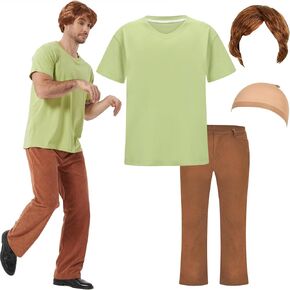 UIMLK Halloween Costume for Men 2024, Couples Costume T-Shirt Pants Outfit for Adult