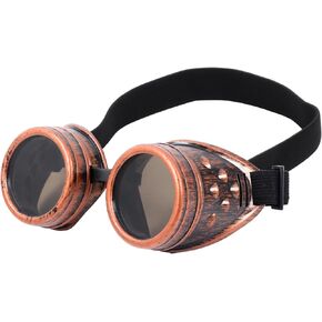 Vintage Steampunk Goggles Cosplay Punk Gothic Glasses