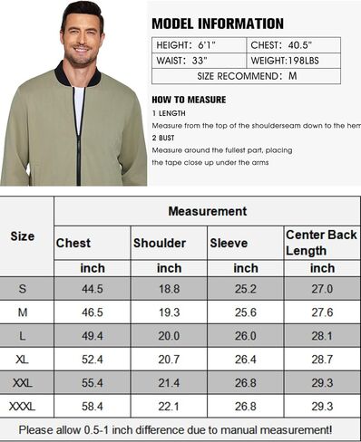 COOFANDY Men's Bomber Jacket Lightweight Casual Spring Fall Textured Jackets Baseball Varsity Coats with Pocket in Saudi Arabia