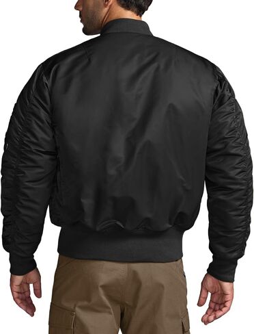 CQR Men's Casual Bomber Jacket, Outdoor Fall/Winter Zip-Up Windbreaker, Water Resistant Padded MA-1 Flight Jacket with Pocket in Saudi Arabia