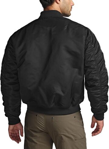 CQR Men's Casual Bomber Jacket, Outdoor Fall/Winter Zip-Up Windbreaker, Water Resistant Padded MA-1 Flight Jacket with Pocket in Saudi Arabia