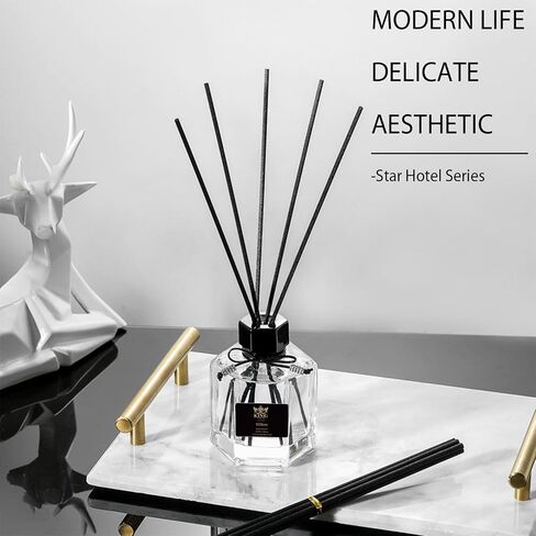 KING OF SCENTS Reed Diffuser (120ml) مجموعة Westin White Tea Reed Diffuser، ناشر القصب وأعواد ناشر الزيوت، العلاج بالروائح العطرية، ديكور المنزل والمطبخ، العطور والهدايا in Saudi Arabia