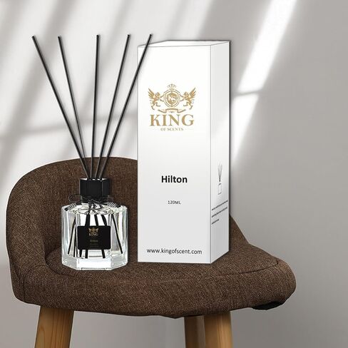 KING OF SCENTS Reed Diffuser (120ml) مجموعة Westin White Tea Reed Diffuser، ناشر القصب وأعواد ناشر الزيوت، العلاج بالروائح العطرية، ديكور المنزل والمطبخ، العطور والهدايا in Saudi Arabia