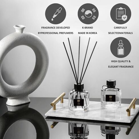 KING OF SCENTS Reed Diffuser (120ml) مجموعة Westin White Tea Reed Diffuser، ناشر القصب وأعواد ناشر الزيوت، العلاج بالروائح العطرية، ديكور المنزل والمطبخ، العطور والهدايا in Saudi Arabia
