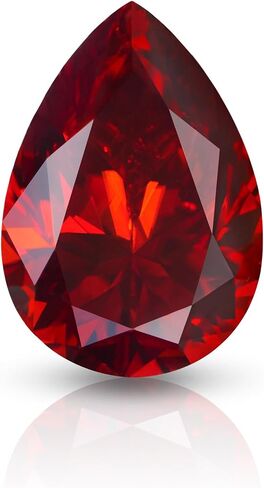 Moissanite Loose Stones Ruby Gemstones Lab Diamond Excellent Round/Pear Cut for Custom Jewelry Making Ring Earrings Pendant Bracelets 0.5ct-3.0ct with Certificate in Saudi Arabia