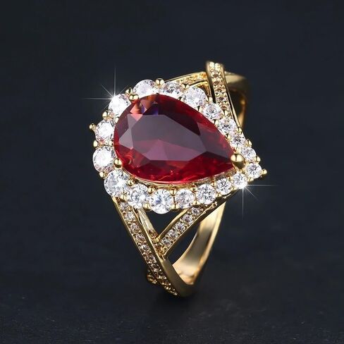 Moissanite Loose Stones Ruby Gemstones Lab Diamond Excellent Round/Pear Cut for Custom Jewelry Making Ring Earrings Pendant Bracelets 0.5ct-3.0ct with Certificate in Saudi Arabia