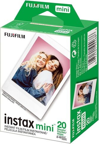 FUJIFILM INSTAX MINI Film 200 Sheets Bundle | For Instant Photos, Scrapbooks & Sharing | 200 Total Pictures for Instax Cameras in Saudi Arabia