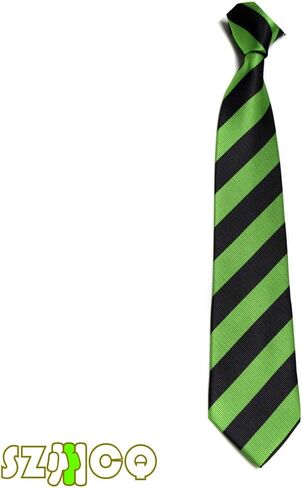 ربطات عنق مخططة أنيقة للرجال من New College Tie ملابس برقبة مطبوعة ملونة in Saudi Arabia
