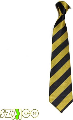 ربطات عنق مخططة أنيقة للرجال من New College Tie ملابس برقبة مطبوعة ملونة in Saudi Arabia