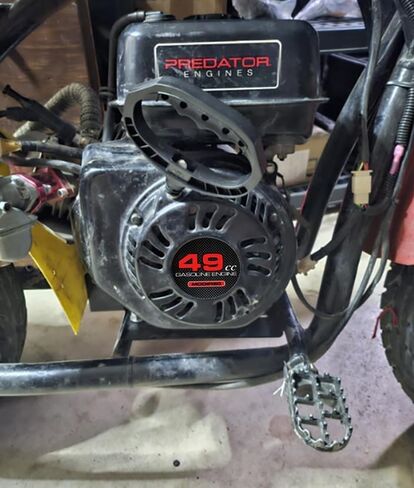 قطعتان من ملصق بدء السحب 49cc البند 69730 - لمحرك Predator 212 لمحرك Coleman BT200X CT200U KT196 Baja MB200 لأجزاء الأداء Go Kart Mini Bike لمحرك Honda 196cc 224cc 200cc in Kuwait