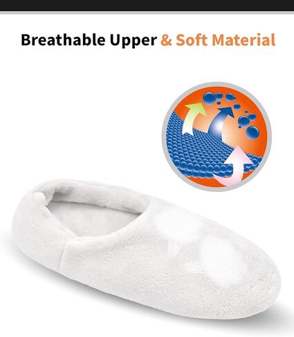 جوارب Keyela للجنسين للبالغين مع مقابض شباشب منزلية غامضة للرجال والنساء داخلي شتاء دافئ مبطن بالصوف جورب النعال in Kuwait