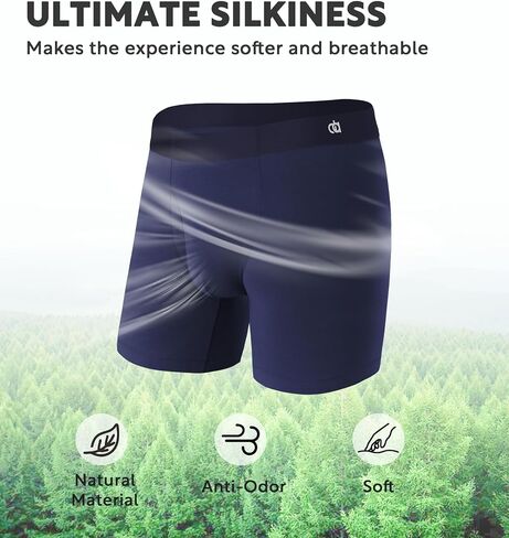 DAVID ARCHY Mens Underwear Boxer Briefs Micro Modal Ultra Soft Moisture Wicking Seamless Underwear for Men 4 Pack in Kuwait