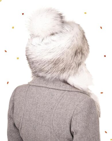 Futrzane Classic Ear Flaps Hat - Fur Trapper Hat for Women - Winter Ushanka Hat in Saudi Arabia