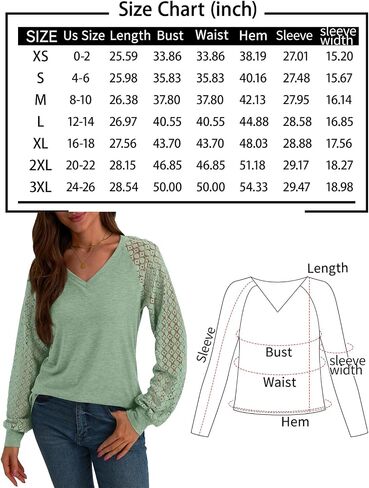 AUTOMET Womens Long Sleeve Shirts V-Neck Lace Tops Business Casual Blouses Trendy 2024 Fall Fashion Outfits Clothes in Saudi Arabia