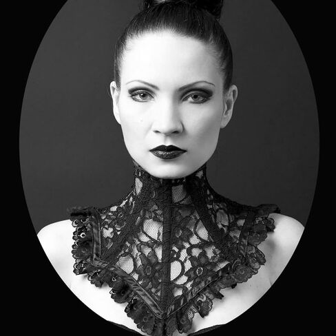 جوكافور القوطية الدانتيل طوق الرقبة مصاص دماء طوق امرأة هالوين الملكة الشريرة تأثيري in Kuwait